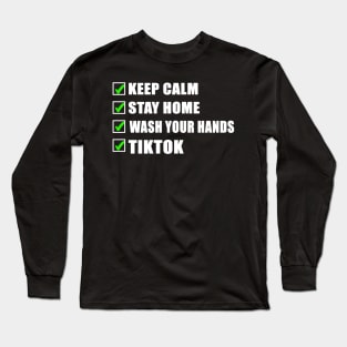 Keep calm in pandemic Long Sleeve T-Shirt